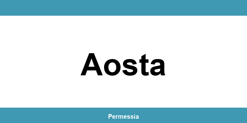 Contatti dell’ufficio della Questura a Aosta