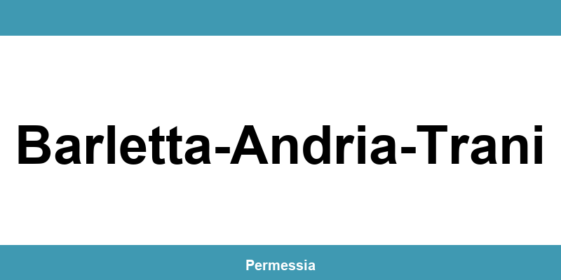 Contatti dell’ufficio della Questura a Barletta-Andria-Trani