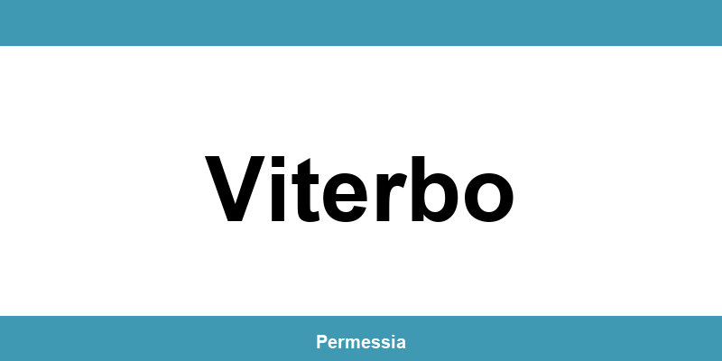Contatti dell’ufficio della Questura a Viterbo