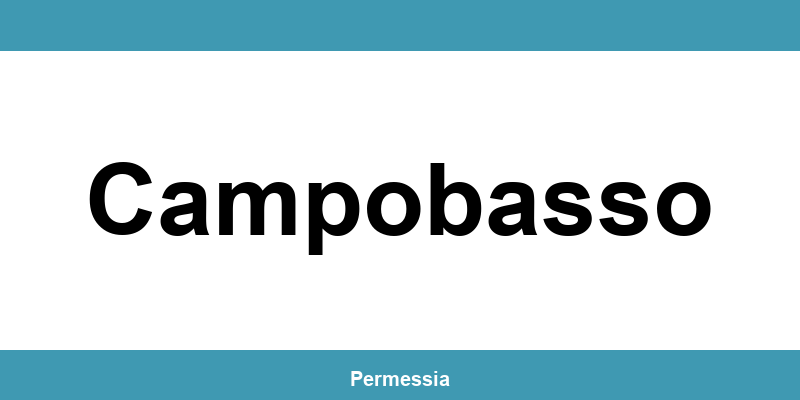 Contatti dell’ufficio della Questura a Campobasso