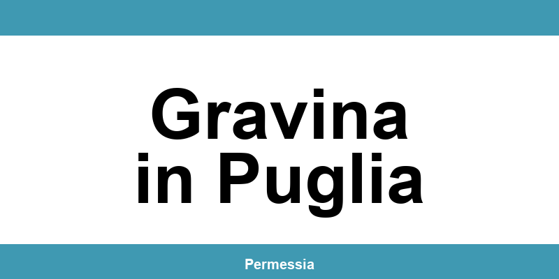 Contatti dell’ufficio della Questura a Gravina in Puglia
