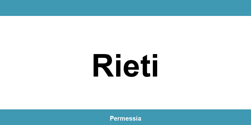 Contatti dell’ufficio della Questura a Rieti